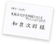 結婚式招待状の宛名書き 例